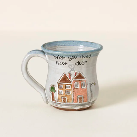 Wish You Lived Next Door Mug by MudWorks Pottery