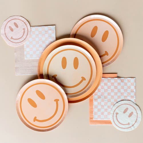Jollity & Co Shade Collection Guest Napkins In Apricot