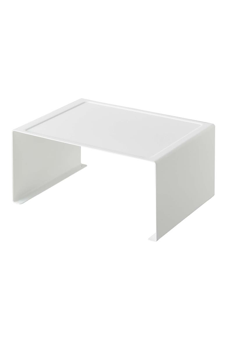 Stackable Countertop Shelf, Main, color, WHITE