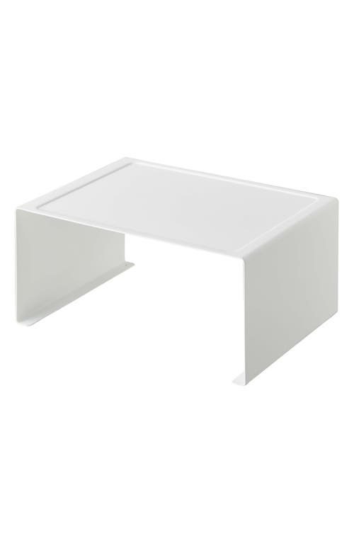 Yamazaki Stackable Countertop Shelf In White