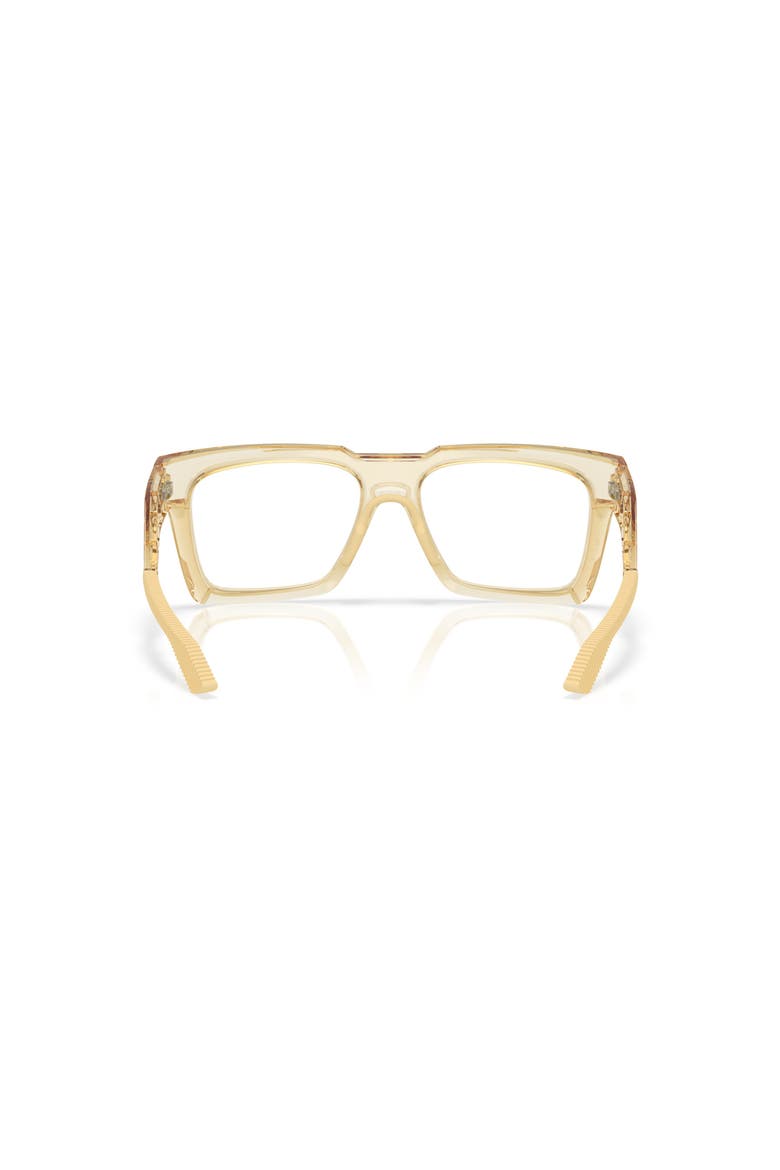 57mm Square optical glasses, Alternate, color, Brown