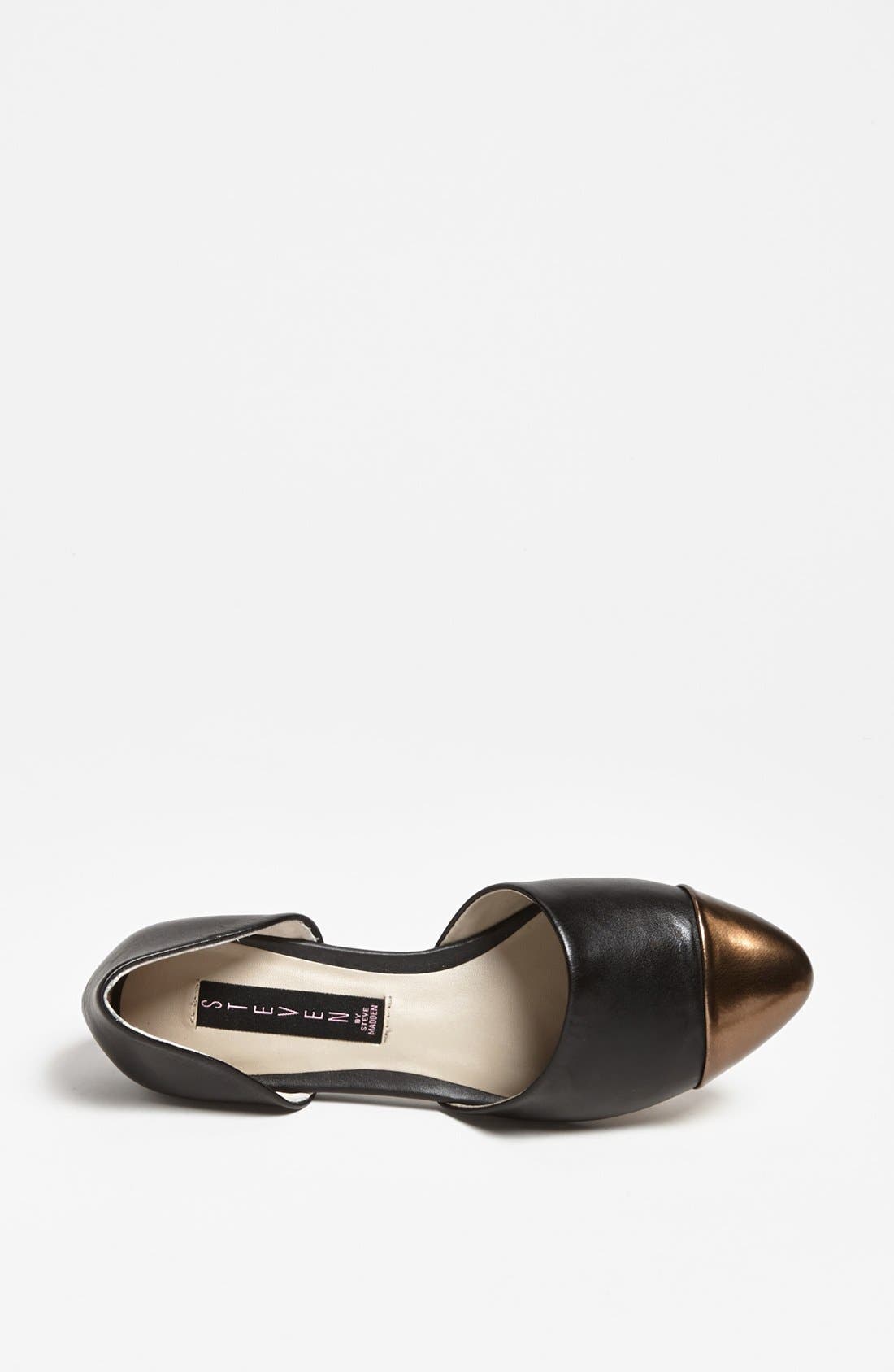 Steven by Steve Madden 'Saxon' Flat, Alternate, color, BLACK MULTI