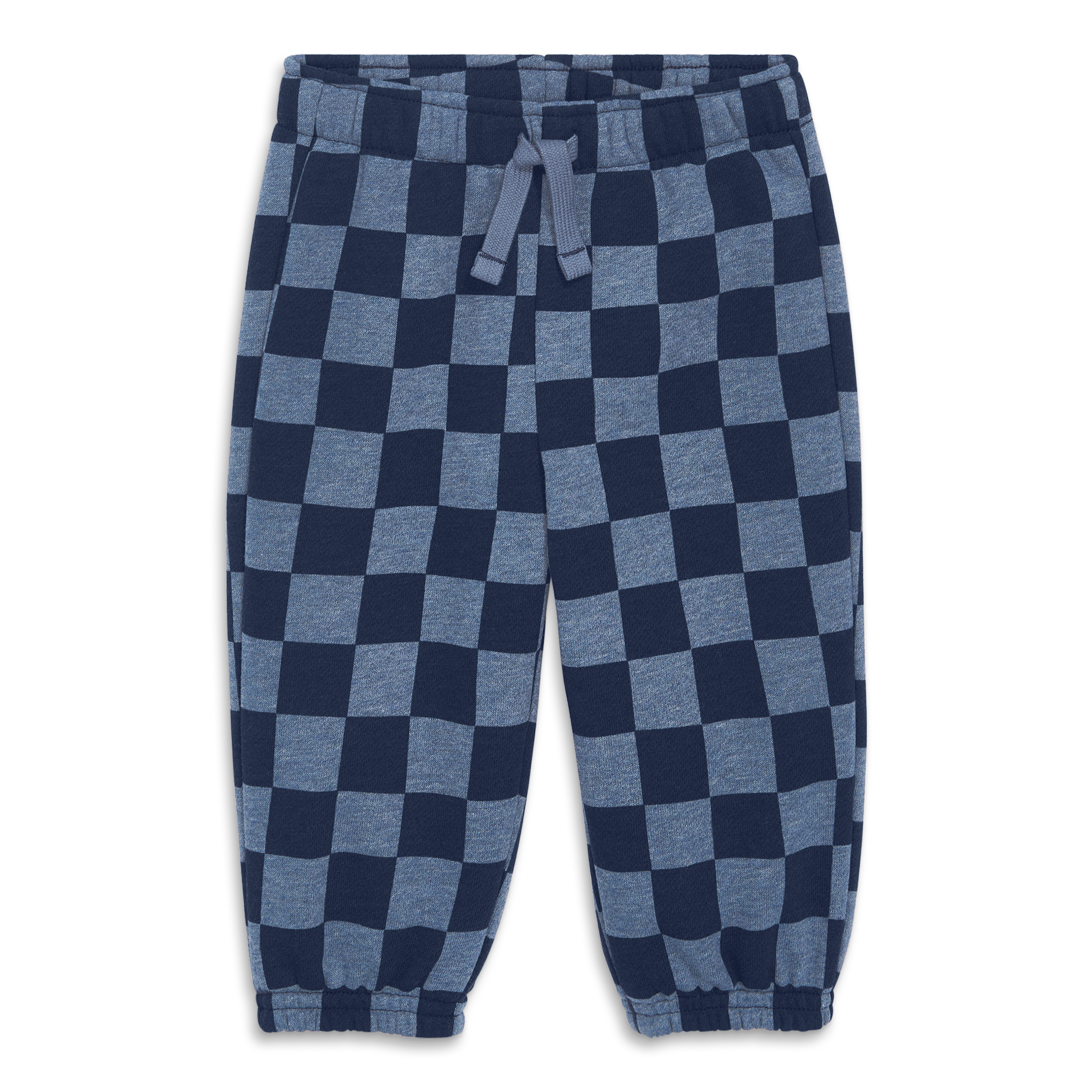selected Heather Navy Checks