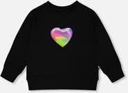 Deux par Deux Organic Cotton Jersey Rainbow Long Sleeve T-Shirt