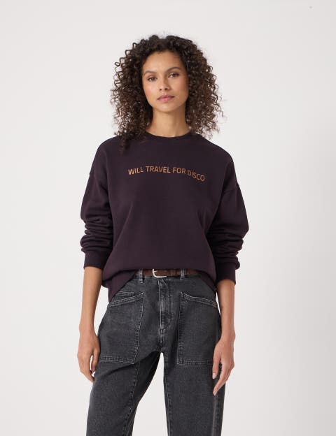 Disco Embroidery Sweatshirt