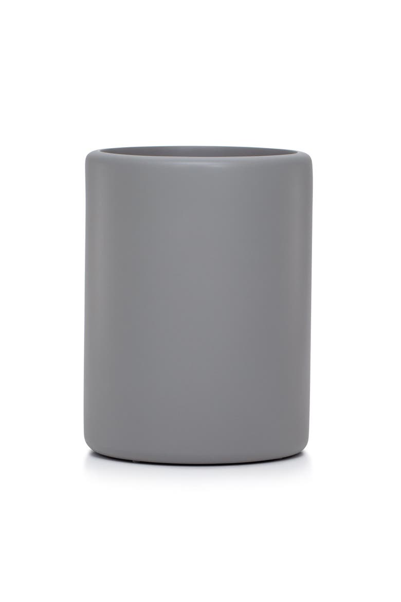 Domus Smoke Matte Waste Basket, Main, color, GREY