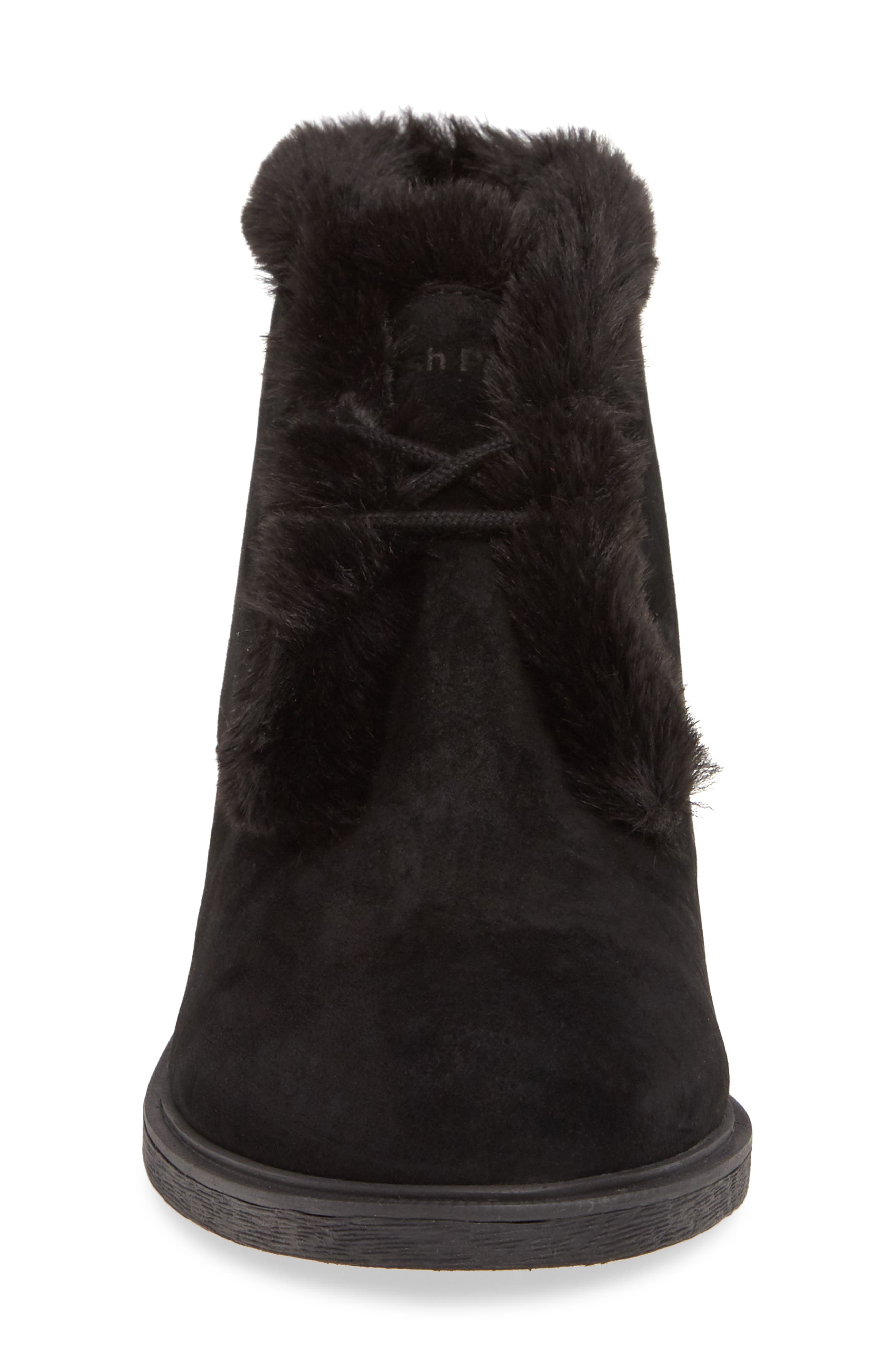 Hush Puppies<sup>®</sup> Bailey Faux Fur Lined Chukka Boot, Alternate, color, 