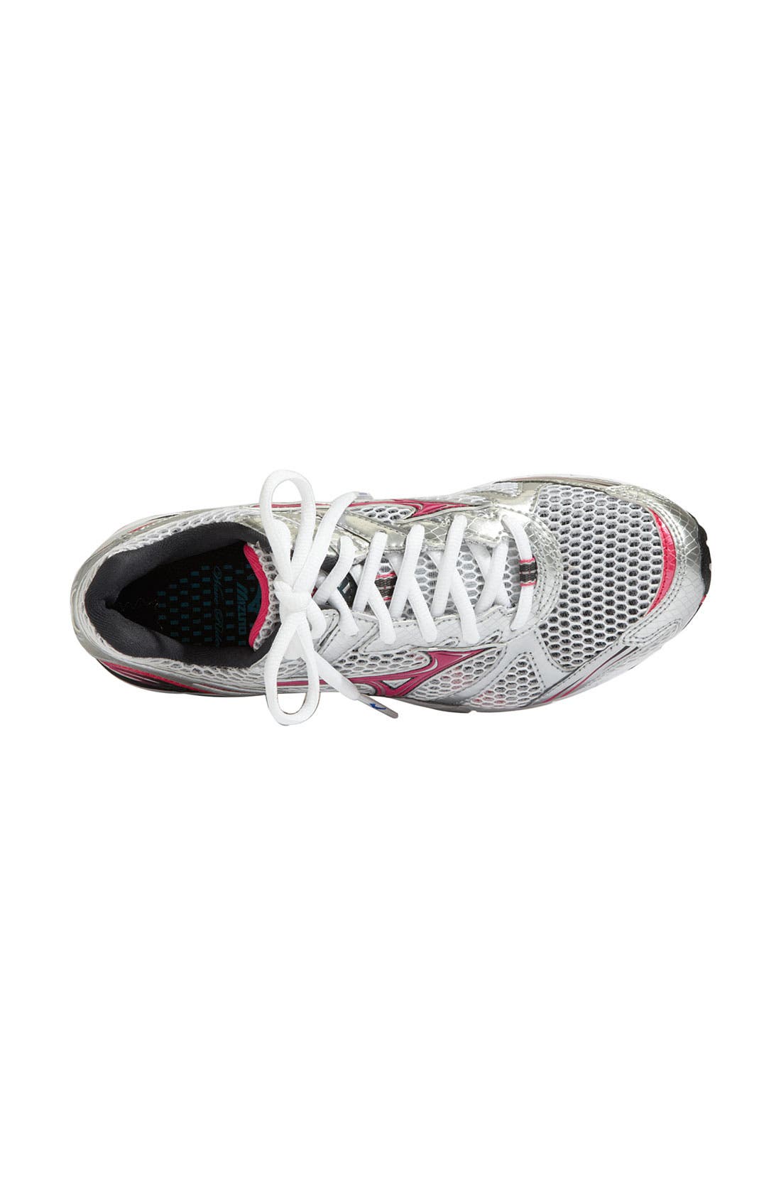 'Wave Rider 14' Running Shoe, Alternate, color, WHITE/ FUCHSIA/ PURPLE