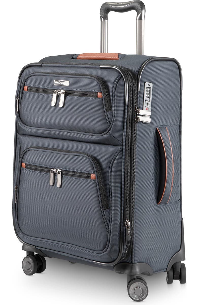 Ricardo Beverly Hills Montecito 3.0 Softside Expandable Luggage, 21" Carry-on, Main, color, Graphite