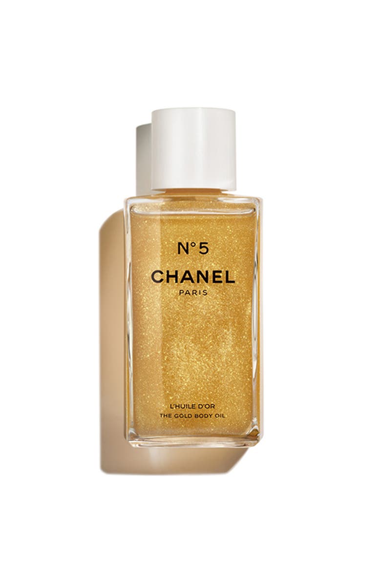 CHANEL Nº5 The Gold Body Oil, Main, color,