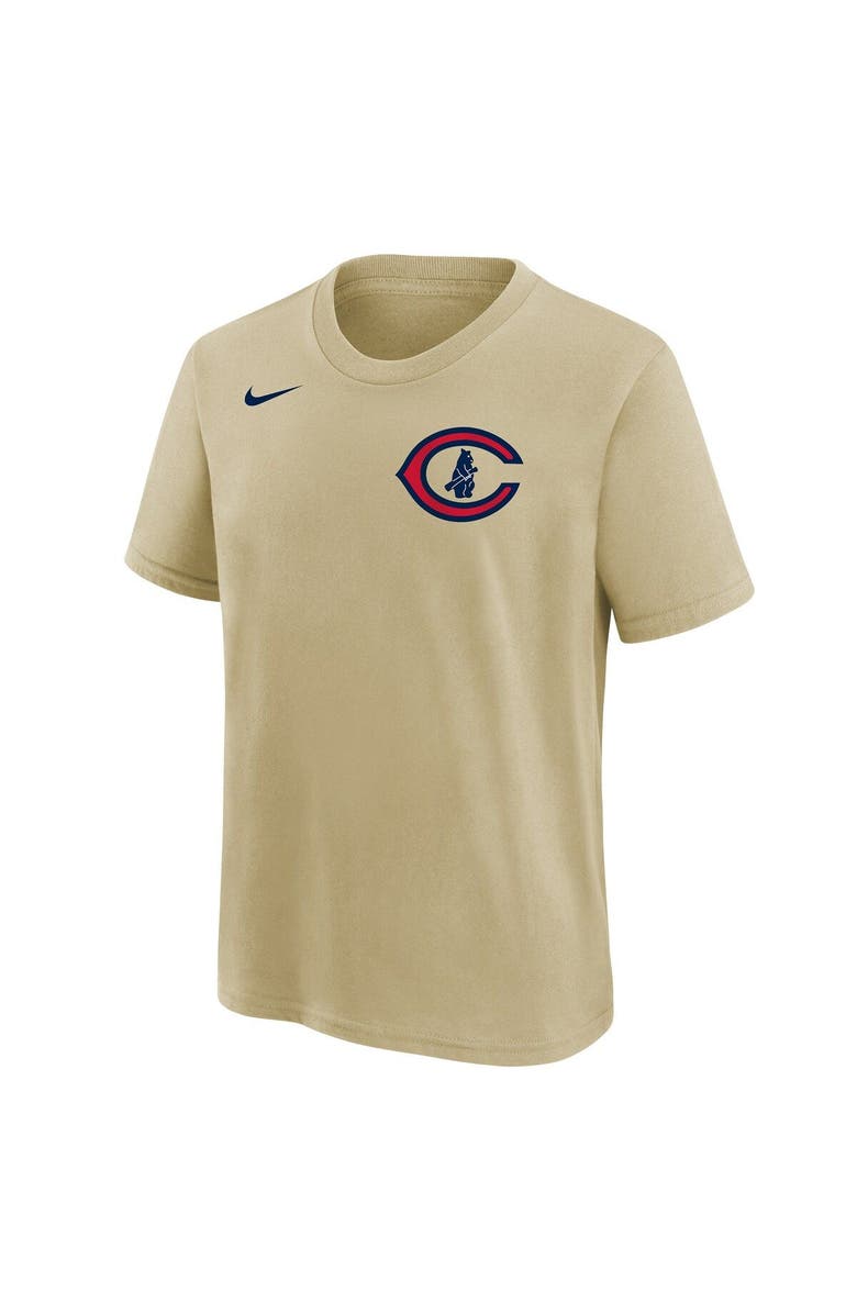 Nike Youth Nike Marcus Stroman Cream Chicago Cubs 2022 Field of Dreams Name & Number T-Shirt, Alternate, color, 