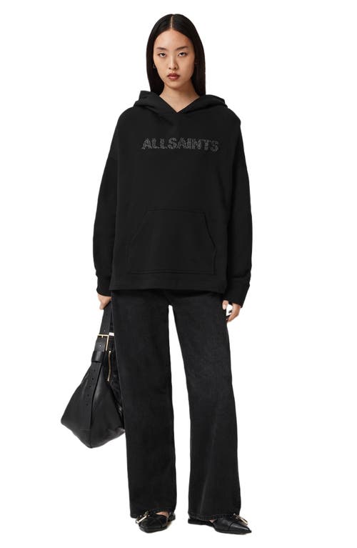 Allsaints Pins Ettienne Hoodie In Black