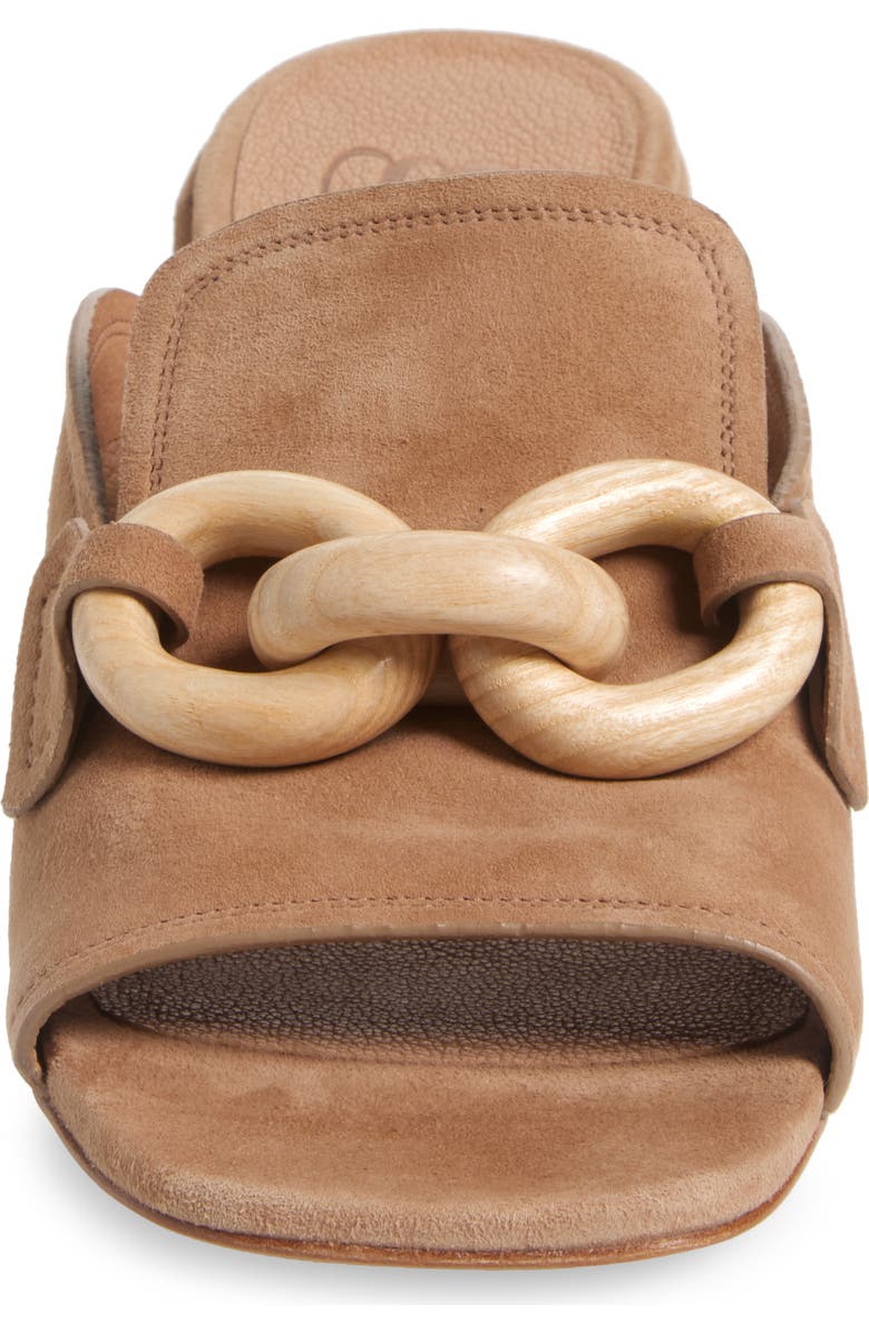 Pedro Garcia Umita Sandal, Alternate, color, Beige Plush Suede-Natural