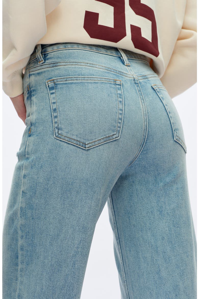 Mid Rise Wide Leg Jeans, Alternate, color, RETRO LIGHT BLUE