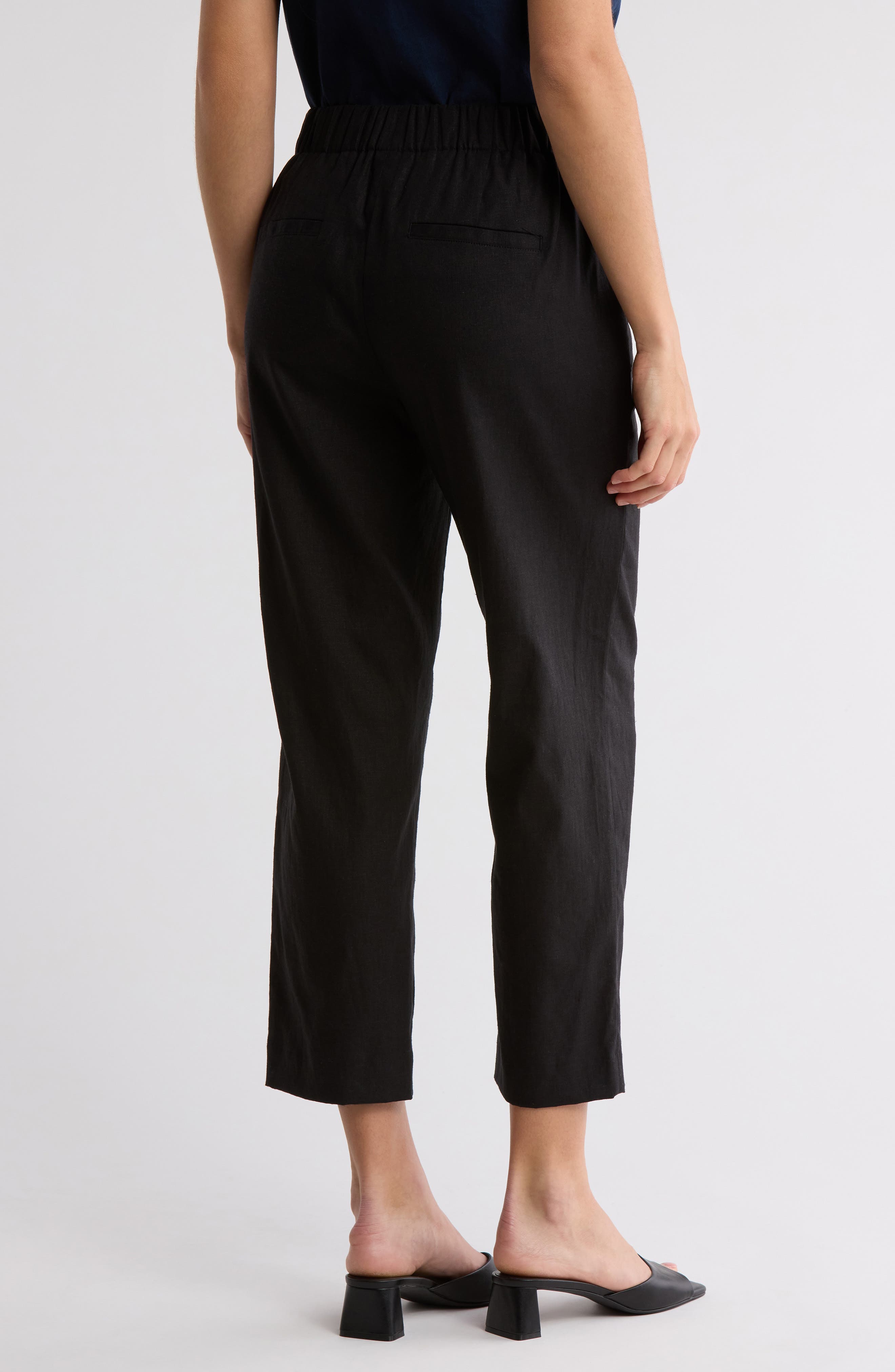 Mid Rise Tapered Pull-On Pants - image 2