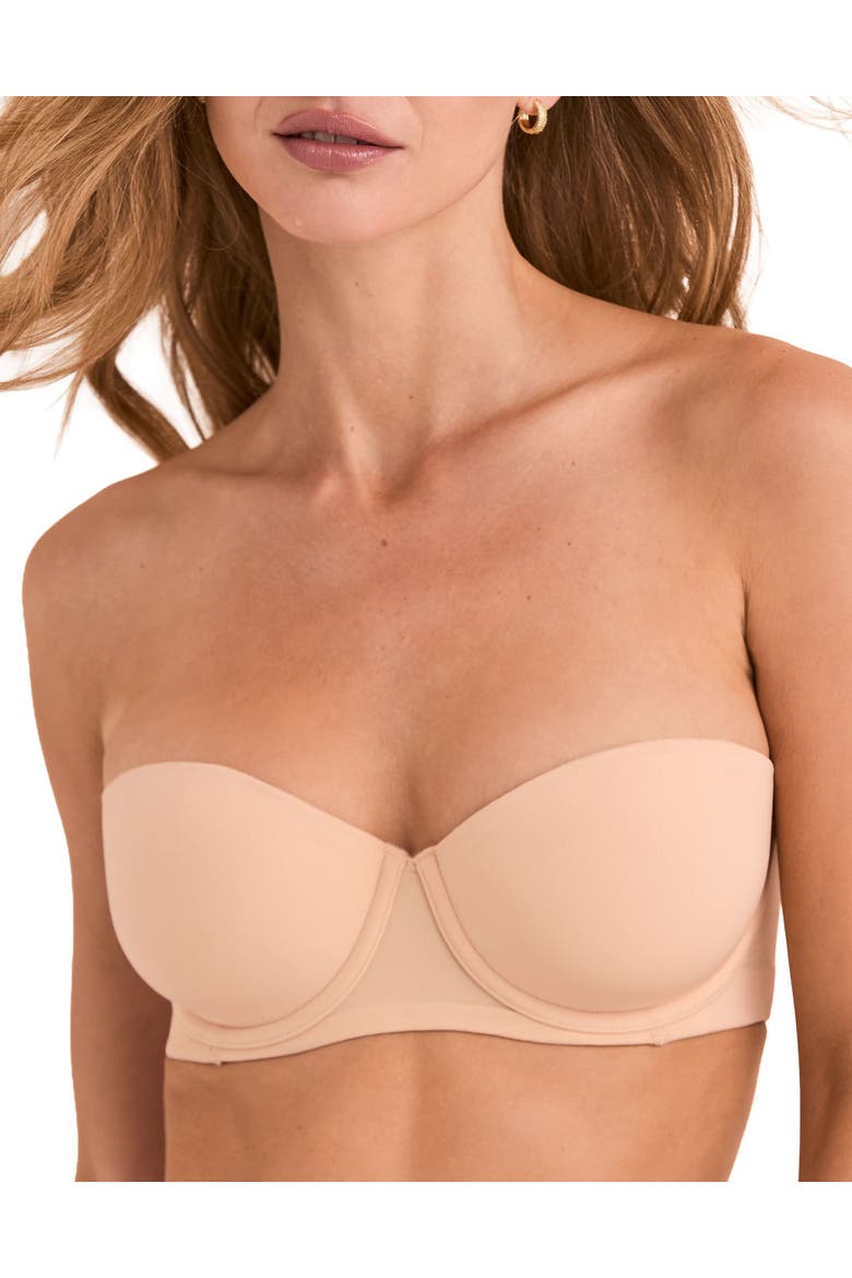Lou Contour Balconette Bra, Alternate, color, Light beige