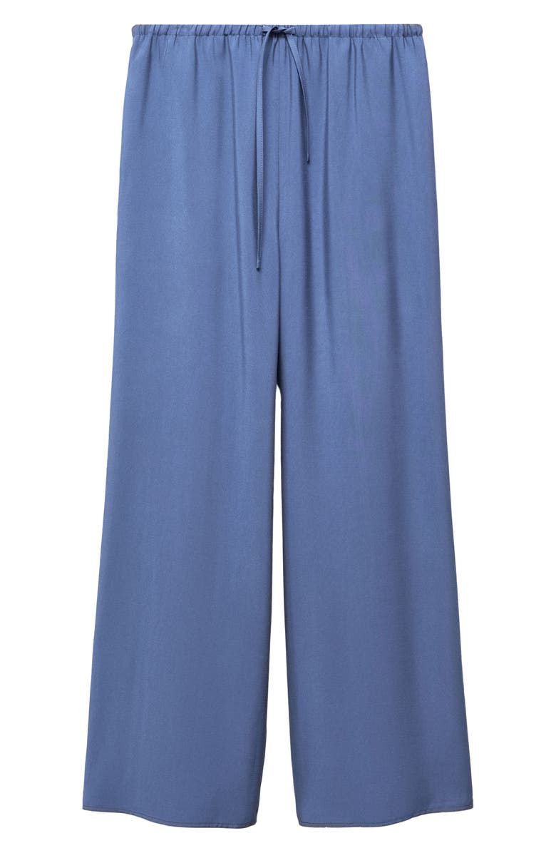 MANGO Wide Leg Drawstring Pants, Alternate, color, 