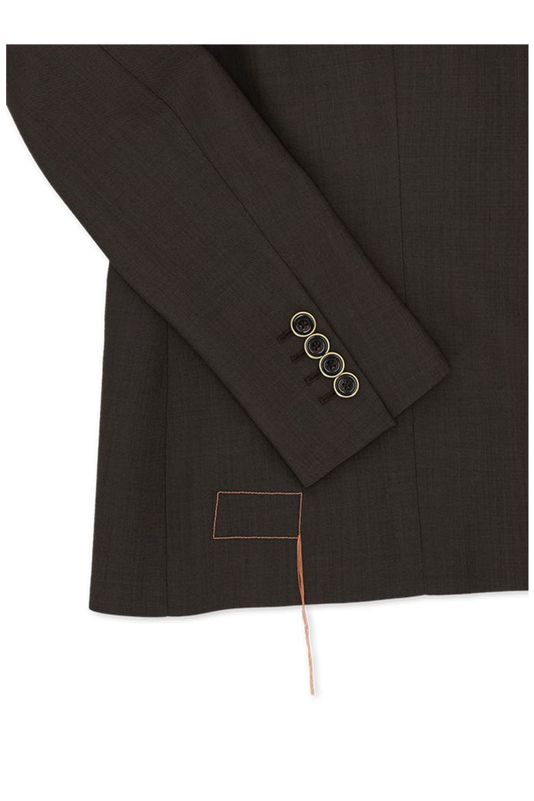 Dark Brown Fresco Wool Suit, Alternate, color, Dark Brown