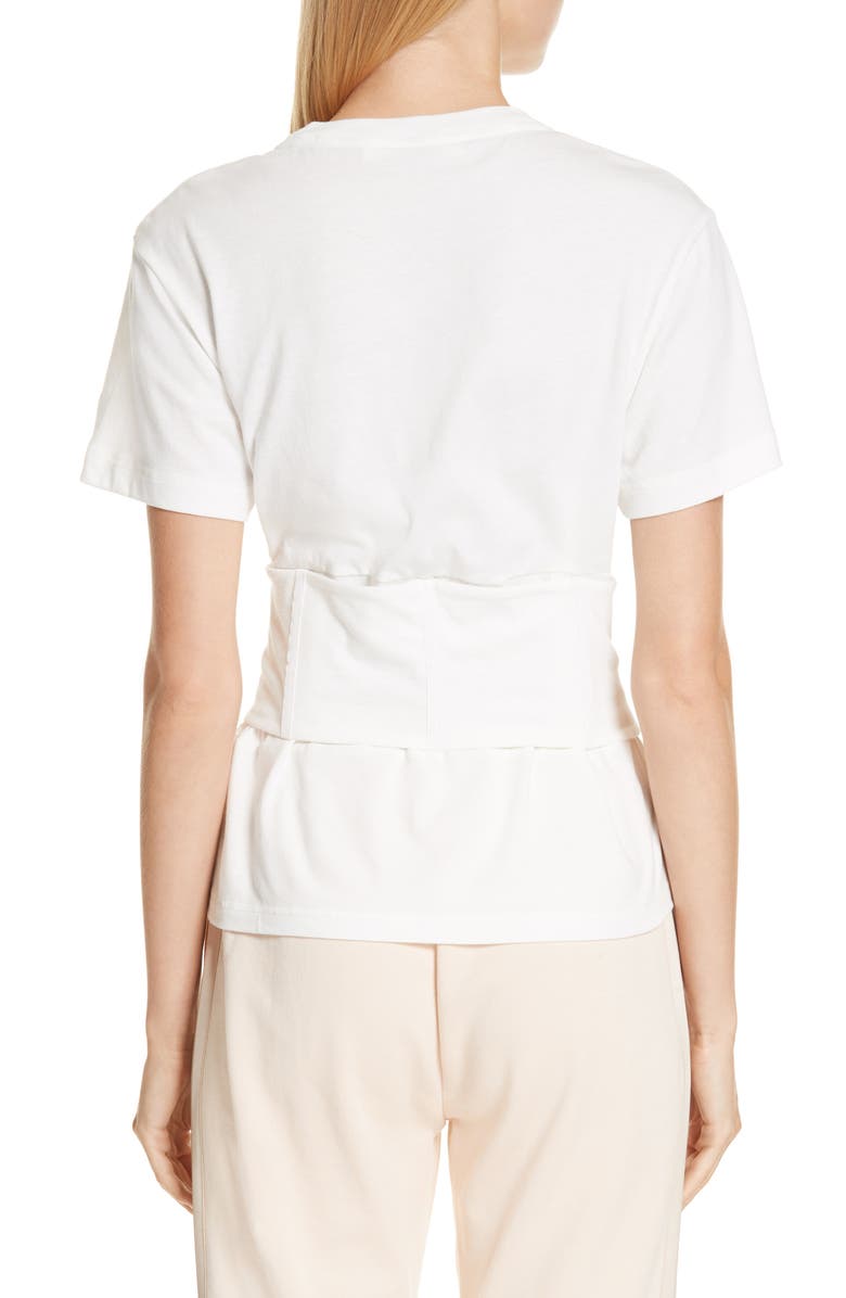 Simkhai Jonathan Simkhai Corset Tee, Alternate, color, 