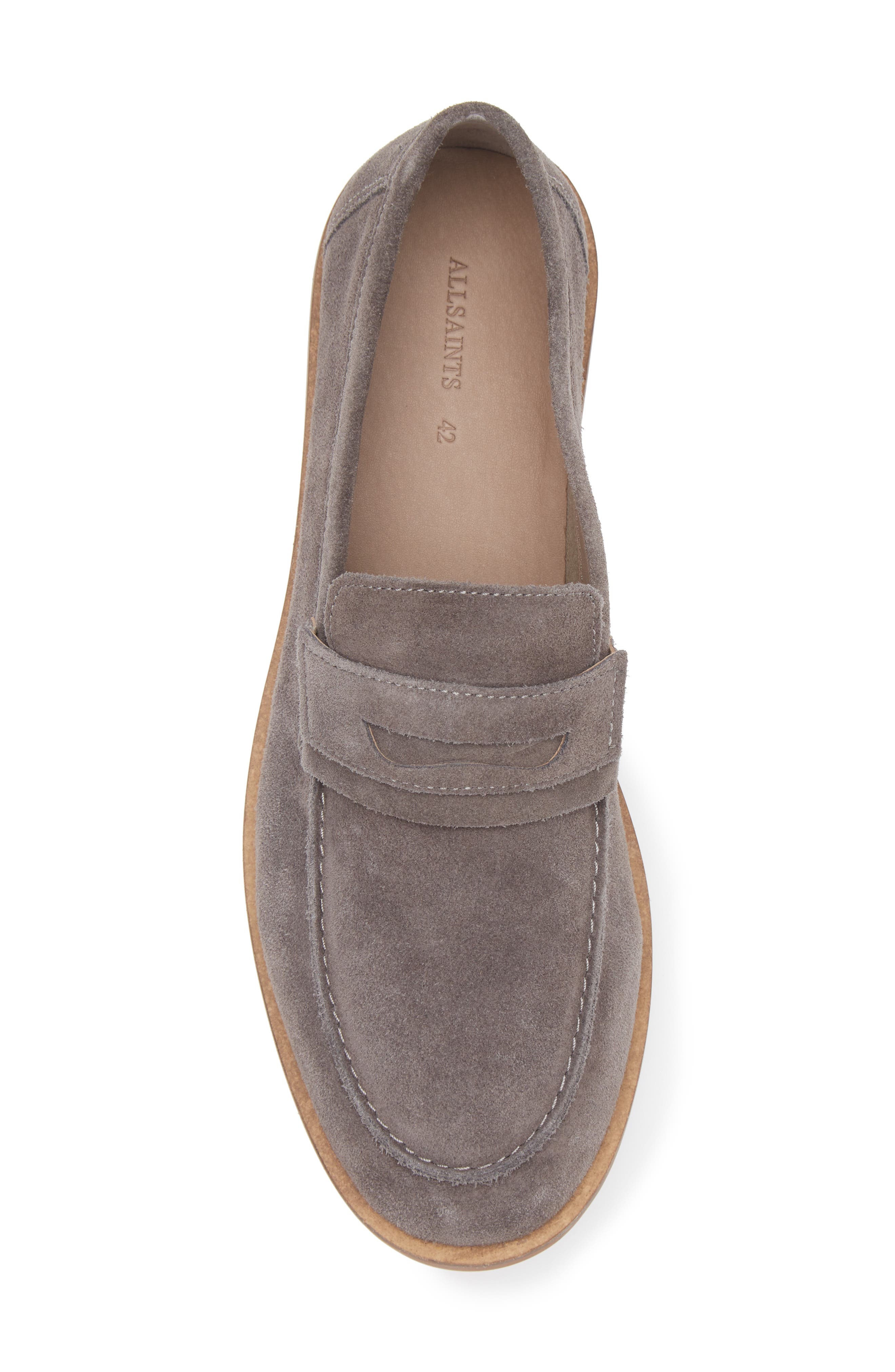 Sam Penny Loafer, Alternate, color, GREY
