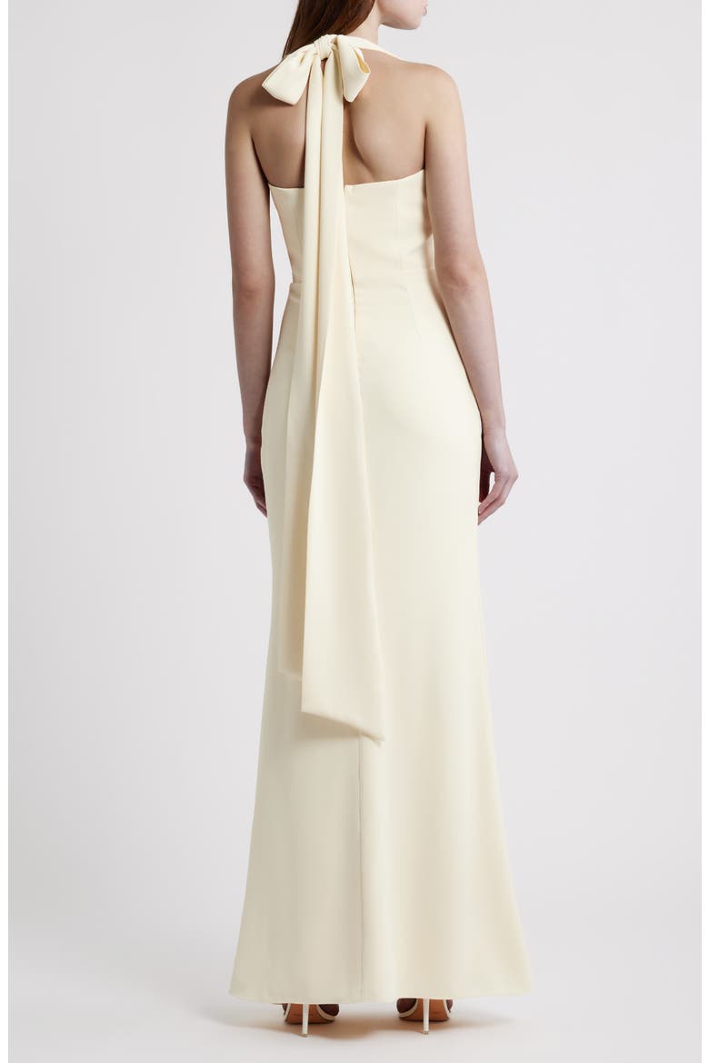 The Ultimate Muse Halter Dress, Alternate, color, BUTTERCREAM