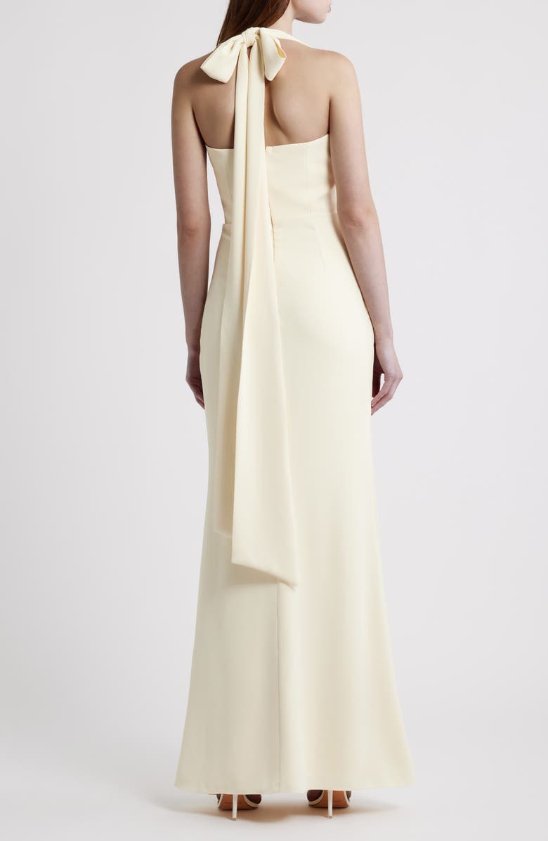 Odd Muse The Ultimate Muse Halter Dress, Alternate, color, Buttercream