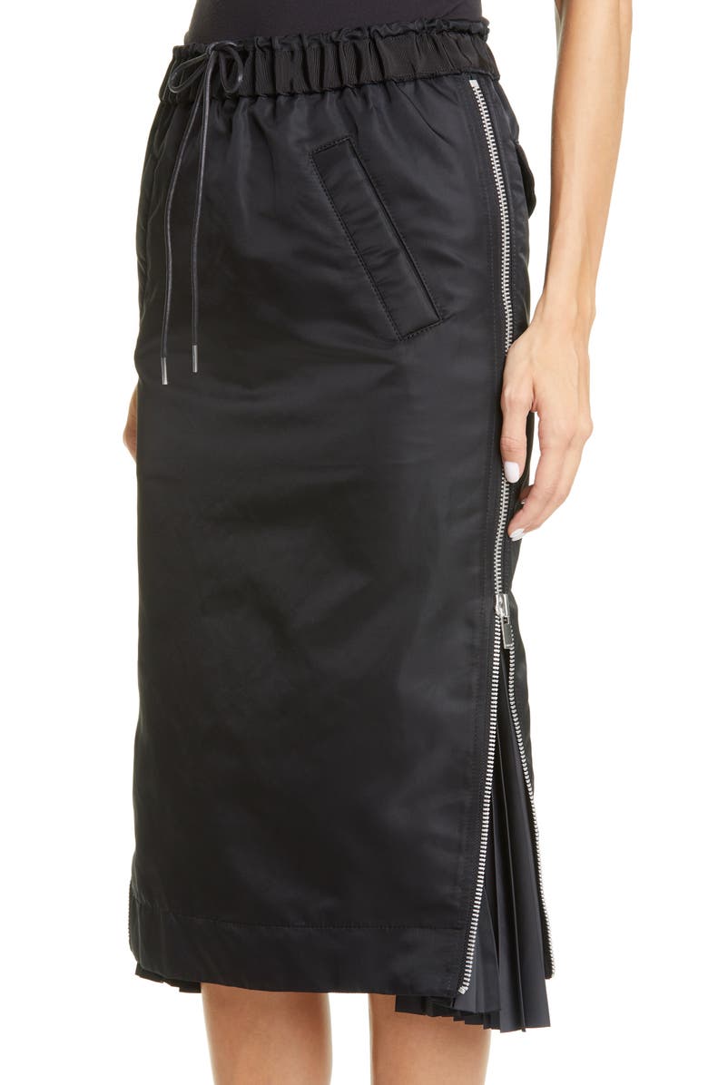 Sacai MA-1 Side Gusset Skirt, Alternate, color,