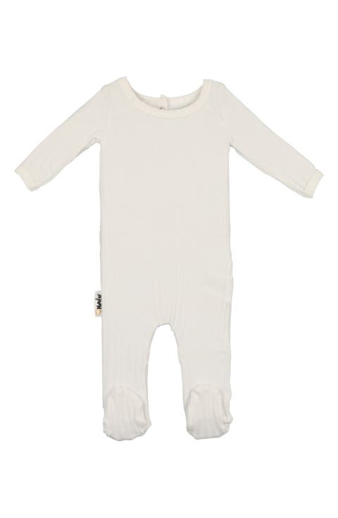 Essential Rib Cotton Footie (Baby)