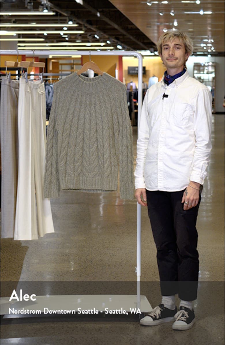 Dylan Cable Stitch Sweater, sales video thumbnail