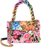 Kurt Geiger London Kensington Floral Quilted Top Carry Handle Bag