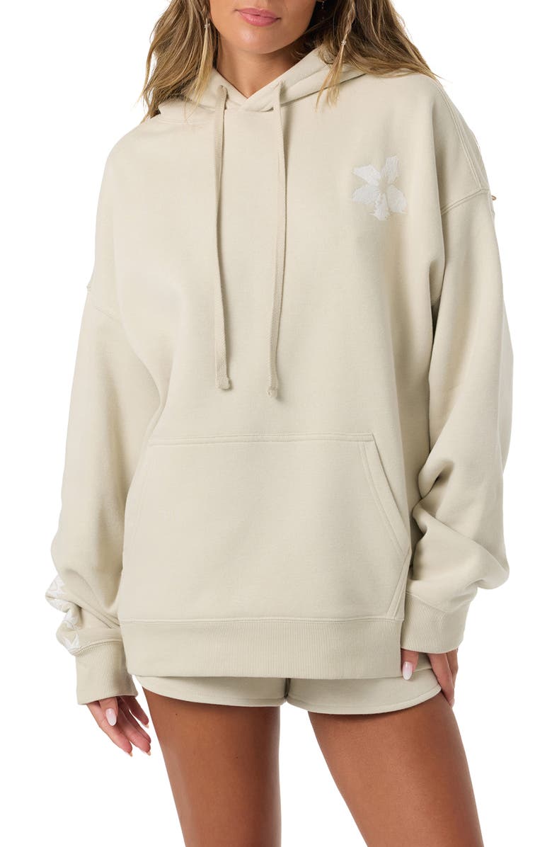 O'Neill Tropic Melt Oversize Cotton Blend Hoodie, Main, color, 