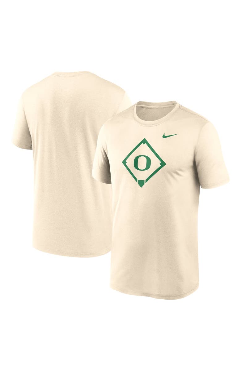 Nike Men's Nike Cream Oregon Ducks Legend Baseball Icon Performance T-Shirt, Alternate, color, 