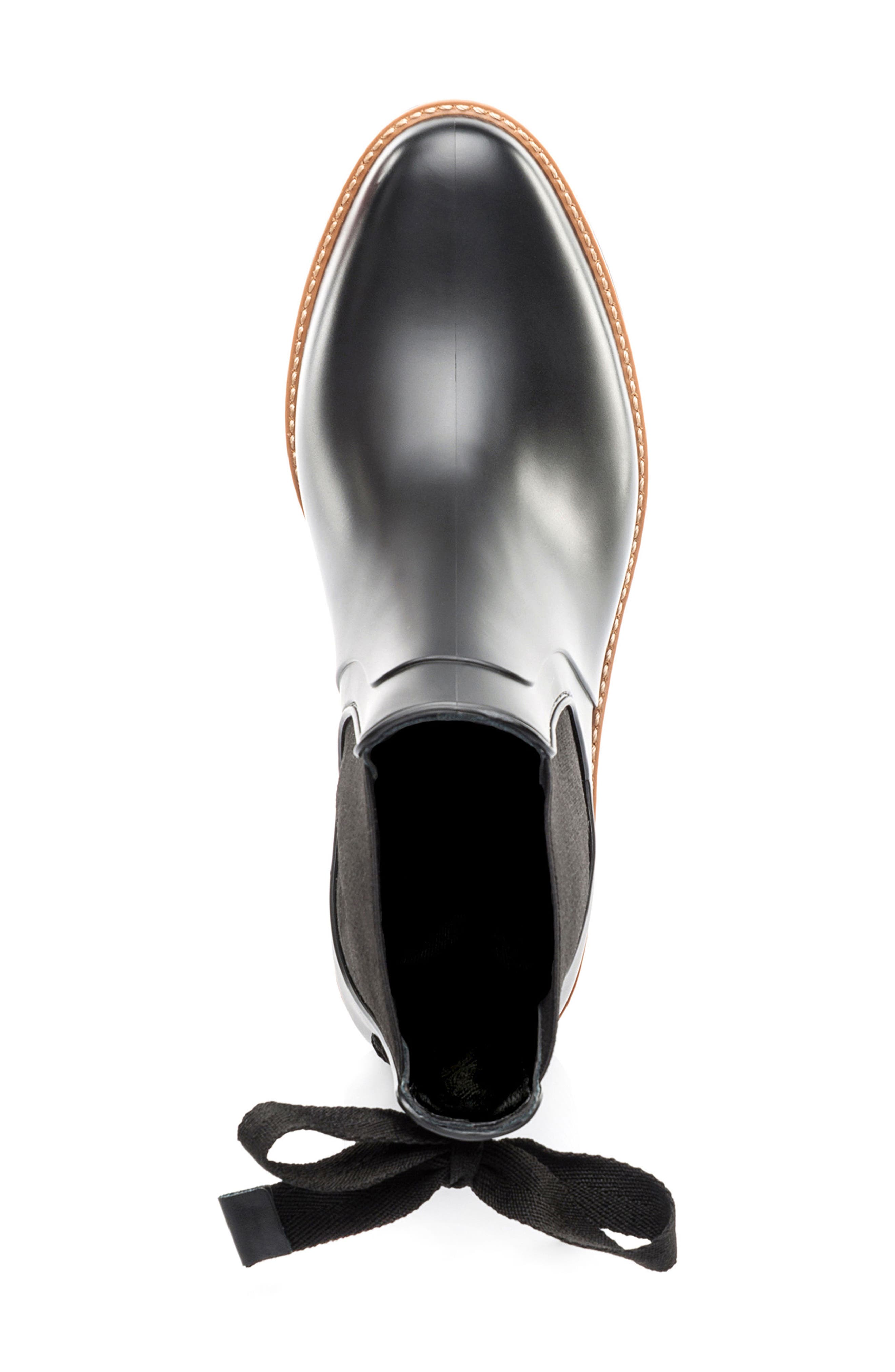Bernardo Paxton Waterproof Rain Boot, Alternate, color, BLACK