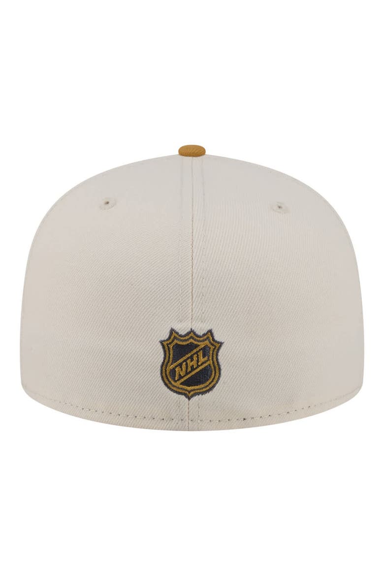 Men's New Era  Cream/Tan Colorado Avalanche Colorpack Two-Tone 59FIFTY Fitted Hat, Alternate, color, Cream