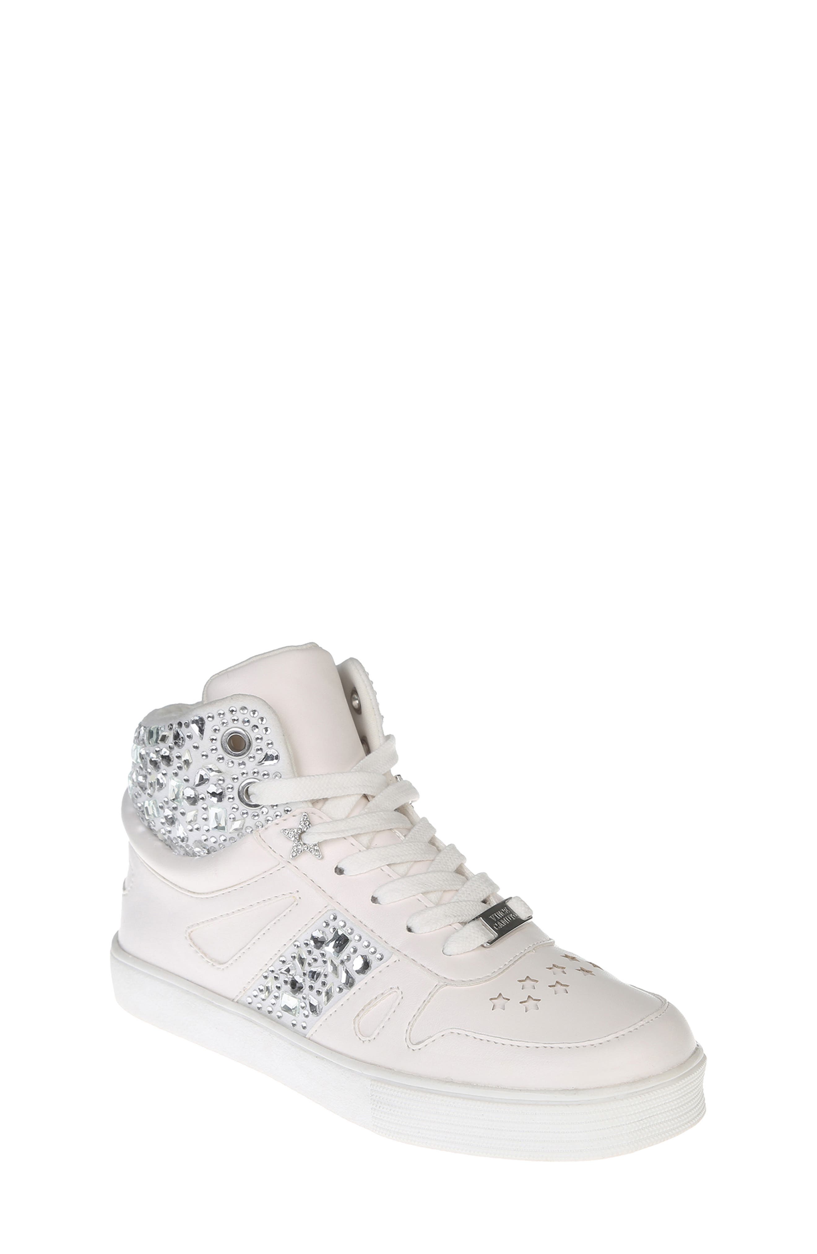 Vince Camuto Kids' High Top Court Sneaker, Main, color, 