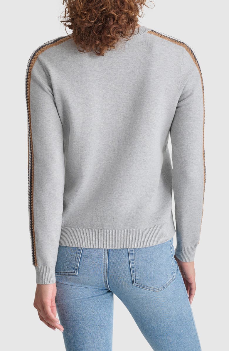 DKNY Pointelle Knit Crew Sweater, Alternate, color,