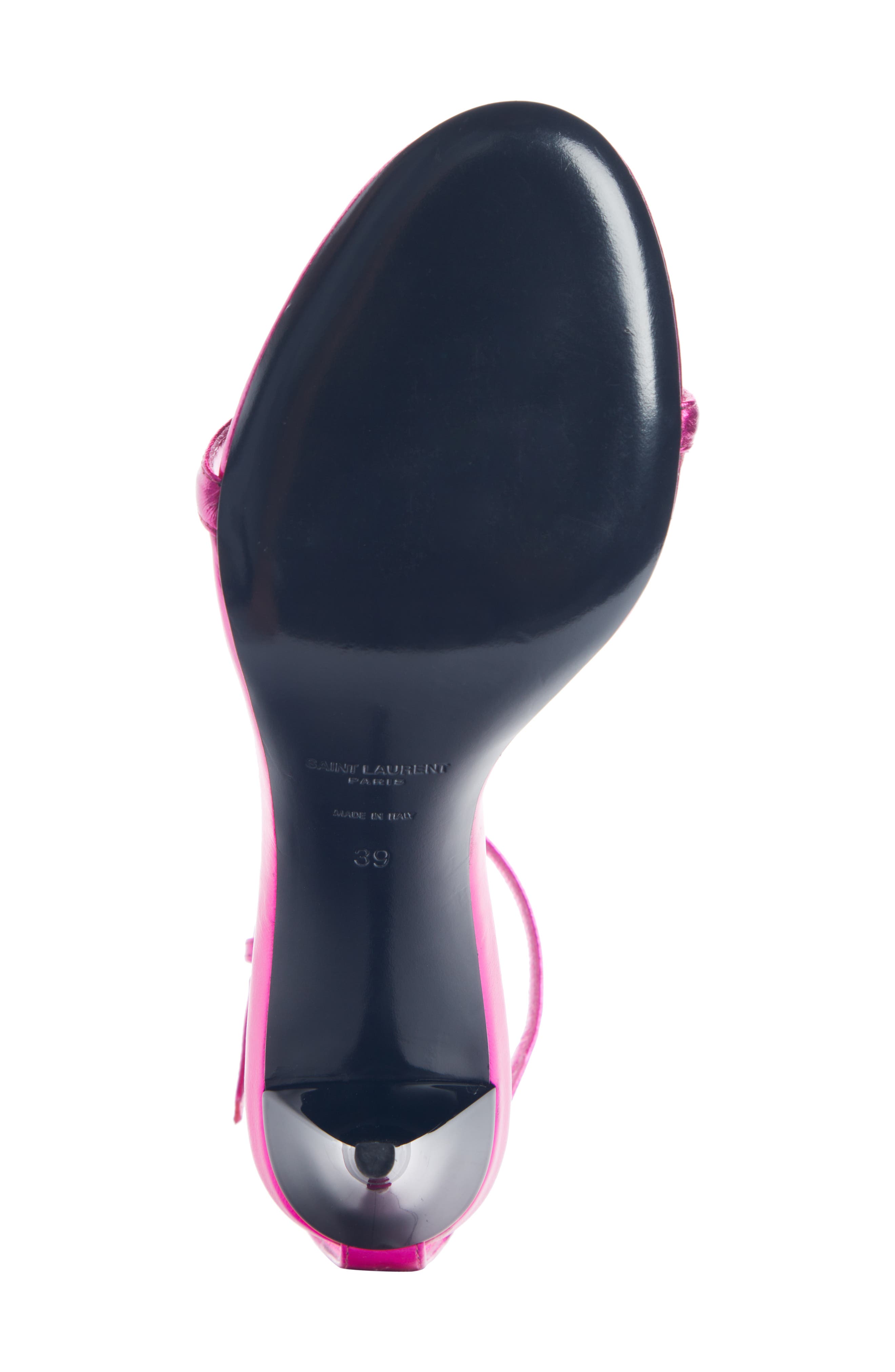 Saint Laurent Lexie Strappy Sandal, Alternate, color, 
