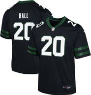 Nike Youth Nike Breece Hall Legacy Black New York Jets Alternate Game Jersey