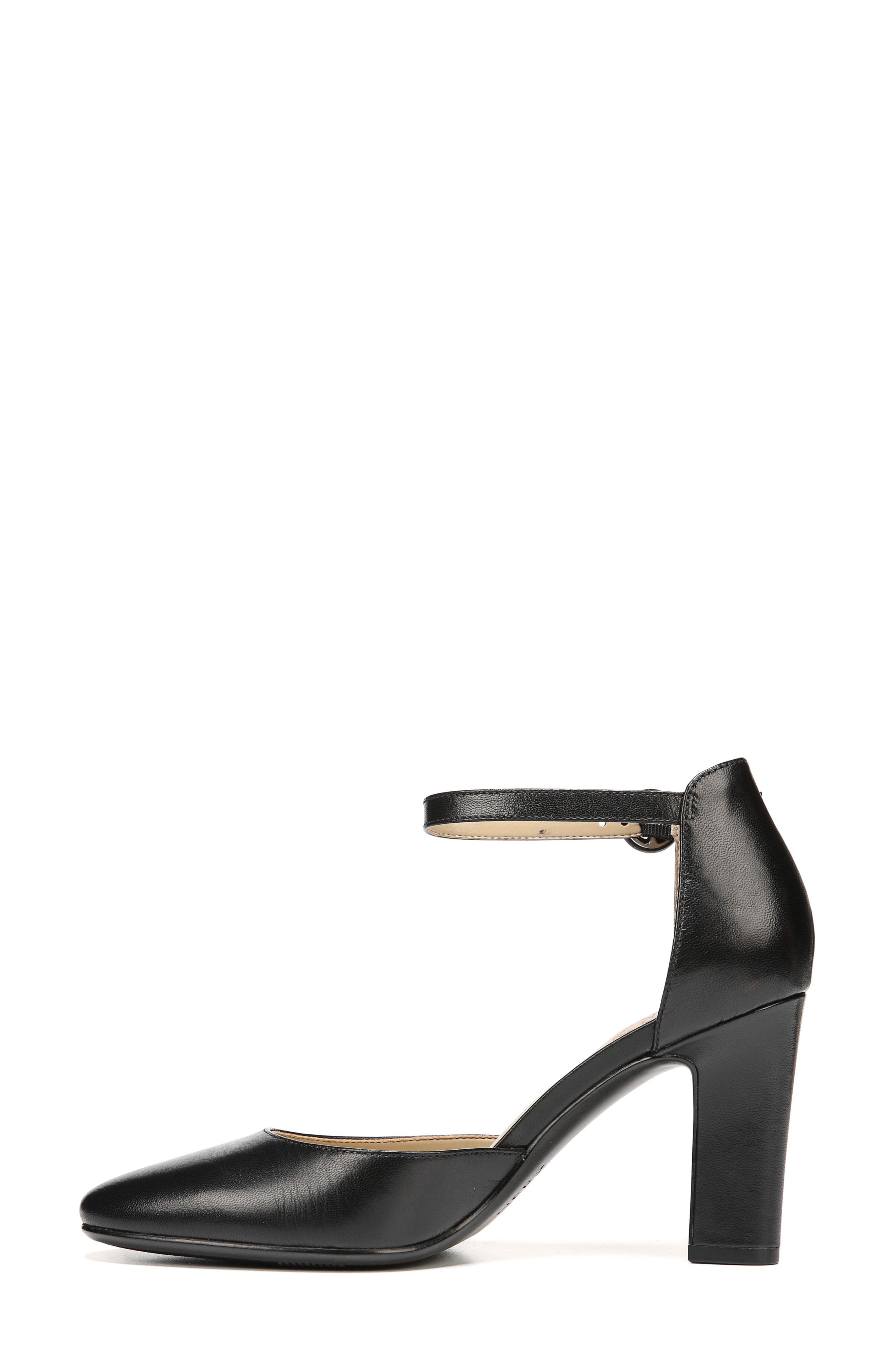 Gianna Ankle Strap Pump, Alternate, color, BLACK LEATHER