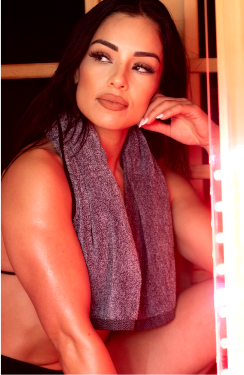 Lutava The Charcoal Activated Fitness Towel - 4 Pack, Alternate, color, Grey Heather