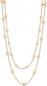 Leith Ball Station Layered Necklace