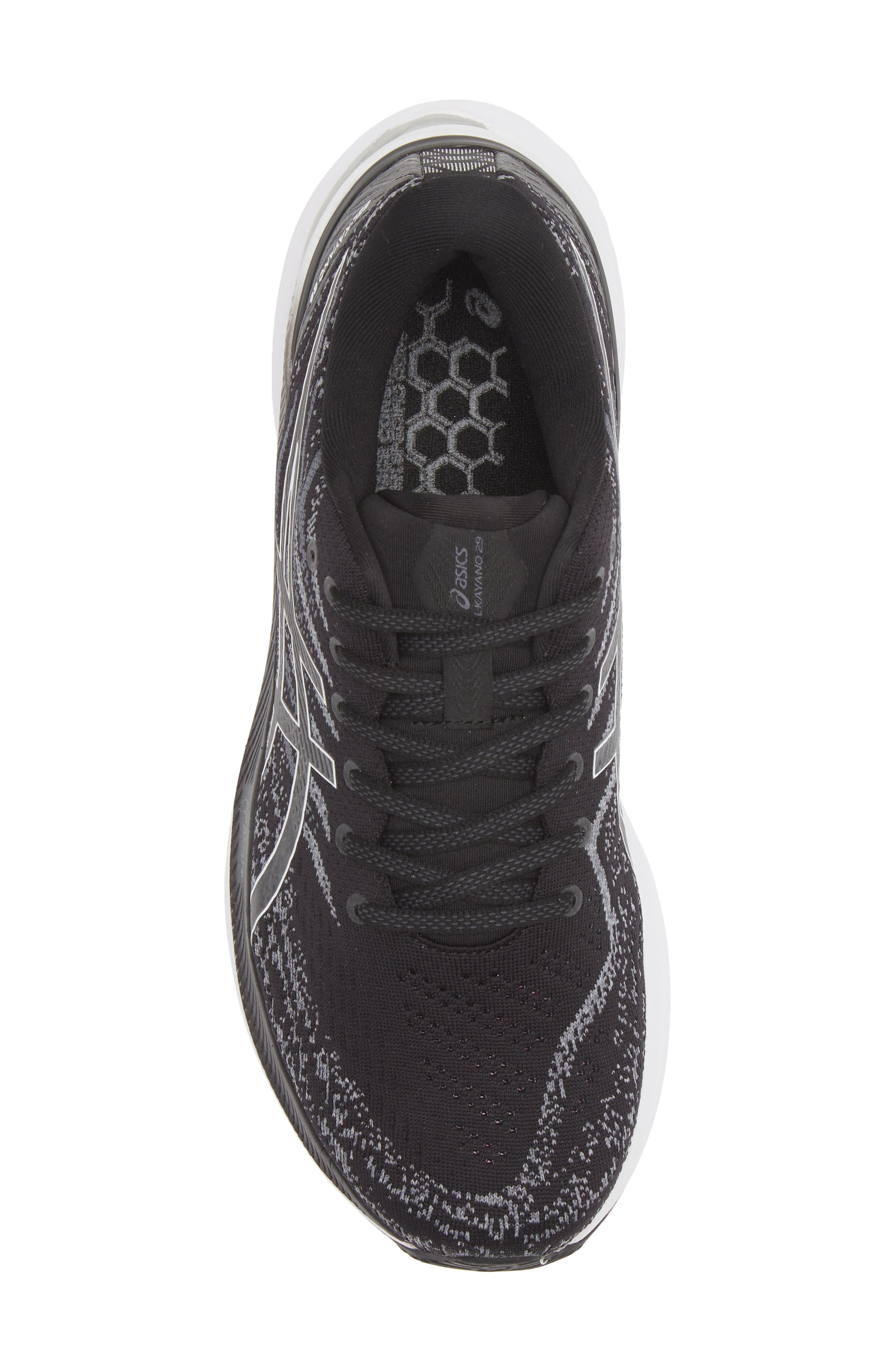 GEL-KAYANO® 29 Running Shoe, Alternate, color, BLACK/ WHITE