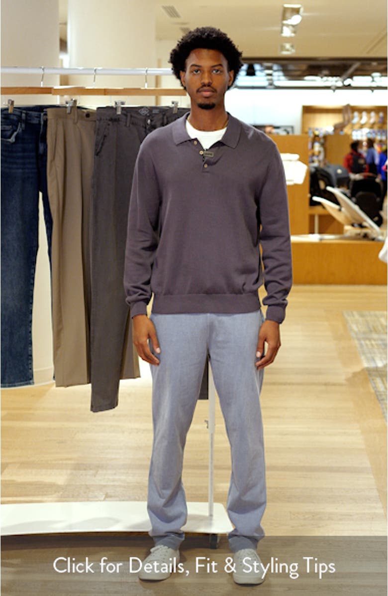 Feather Organic Cotton Polo Sweater, sales video thumbnail