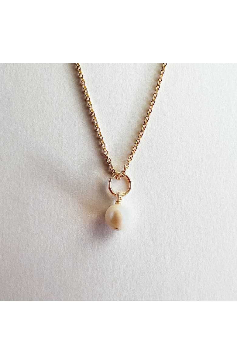 Astor & Orion Paloma Pearl Necklace Gold, Alternate, color, Gold