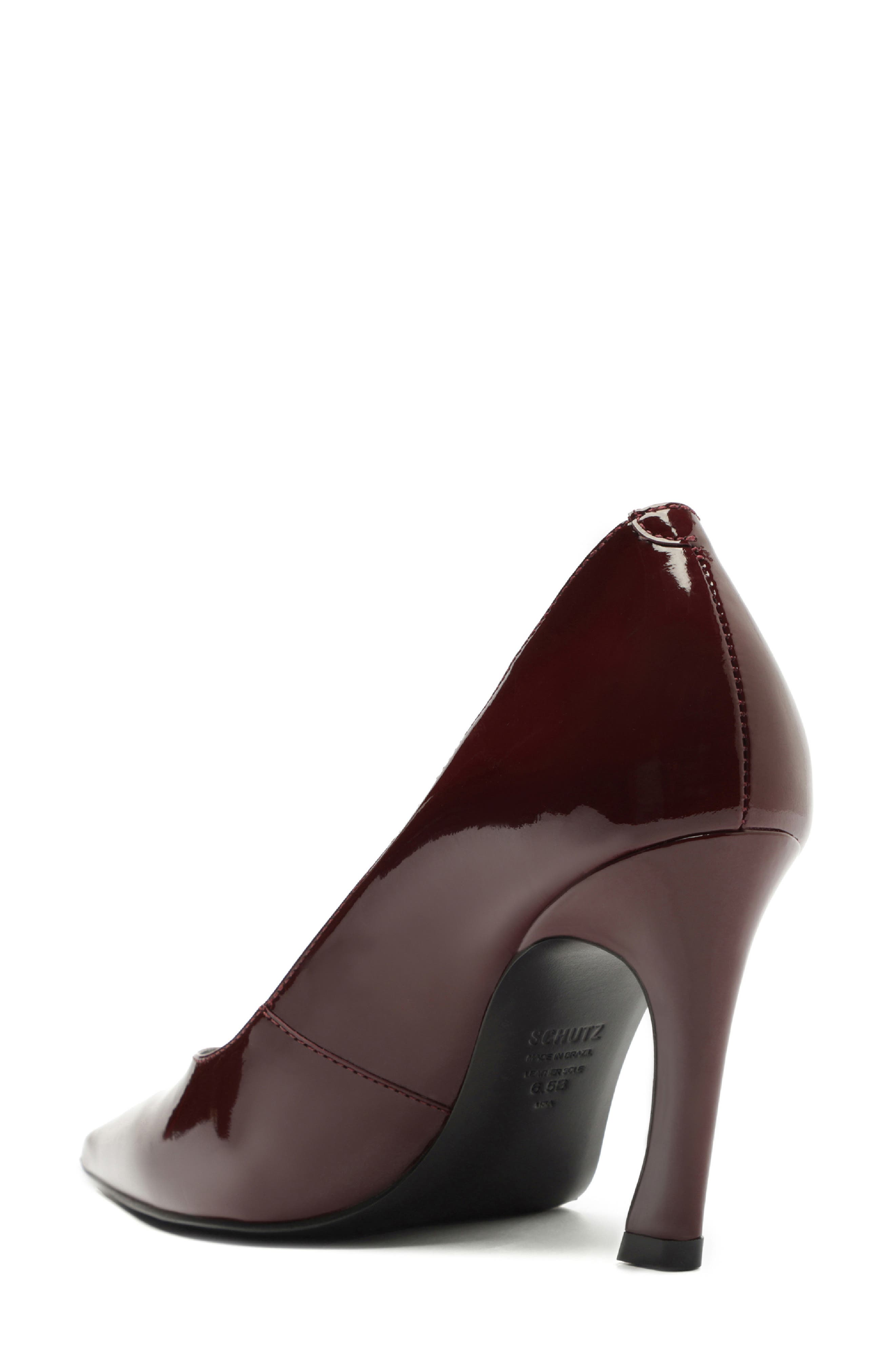 Lexi Lo Pointed Toe Pump, Alternate, color, VINO