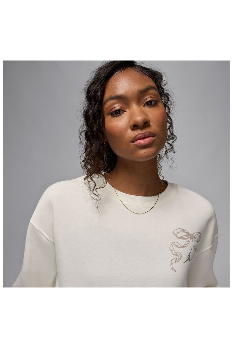 Brooklyn Fleece Graphic Sweatshirt, Alternate, color, SAIL