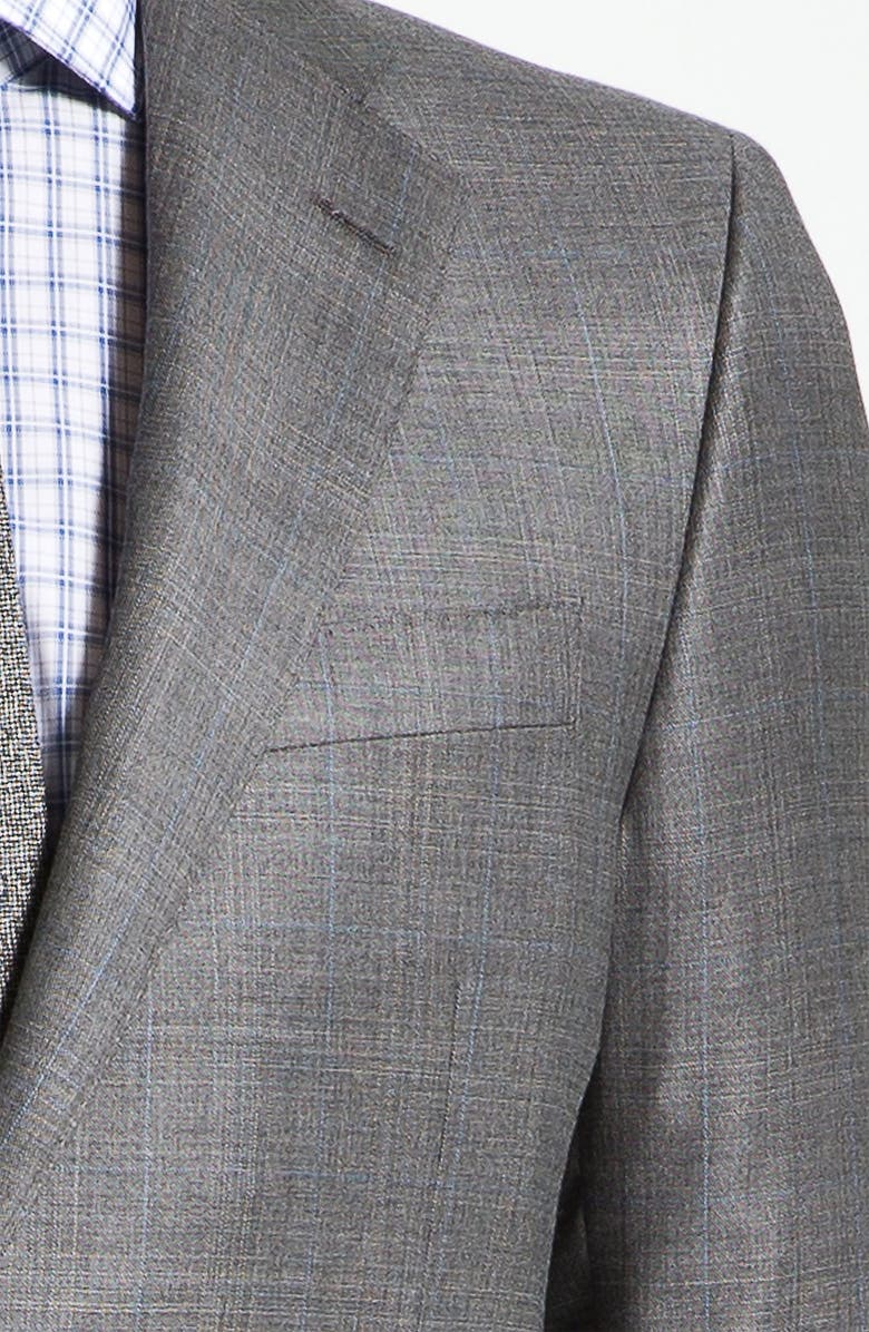Hickey Freeman 'B Series' Wool Suit, Alternate, color, 