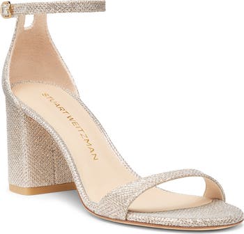 Stuart Weitzman Nudist Block 75 Sandal (Women) | Nordstrom
