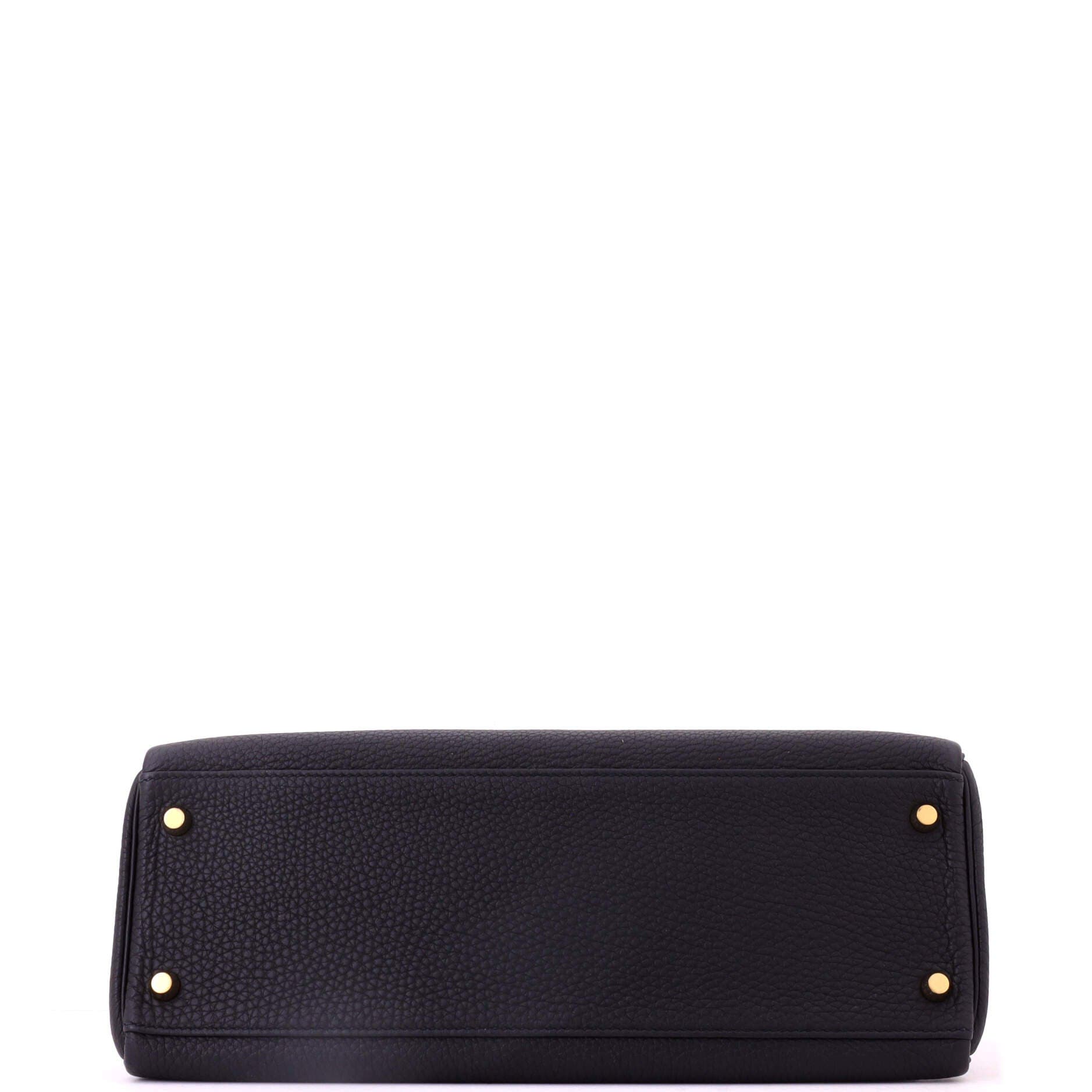 Kelly Handbag Black Togo with Gold Hardware 32, Alternate, color, Black