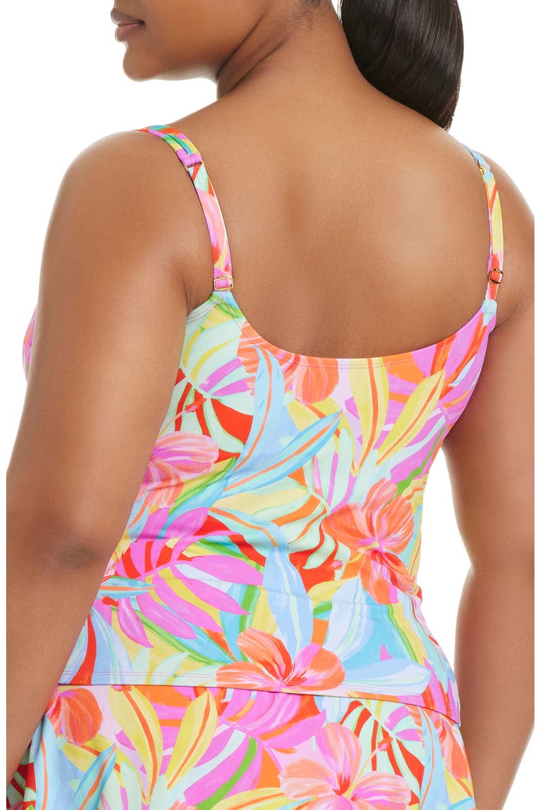 Underwire Tankini Top, Alternate, color, MULTI